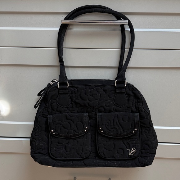 Vera Bradley Handbags - Vera Bradley Black Quilted Handbag